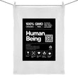 50% Linen 50% Cotton Tea Towel - Human being  non gmo
